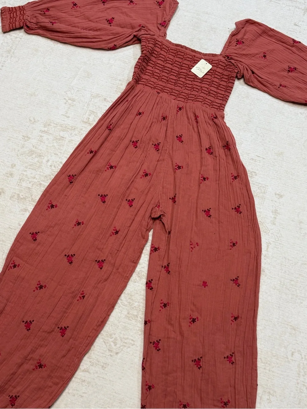Free People smocked bodice